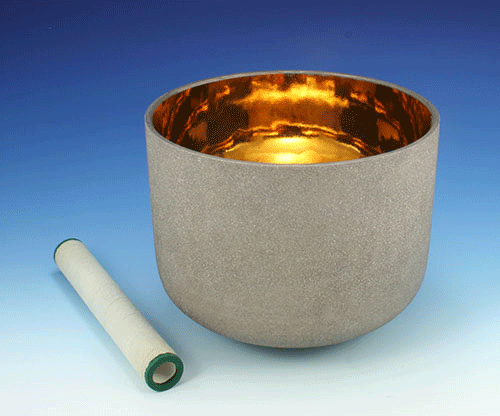 Gold-Platinum Crystal bowl