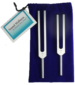 Natural stress relief in less than 30 seconds - the Perfect Fifth tuning forks