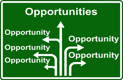 path with many opportunities