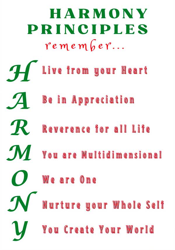 Harmony Principles